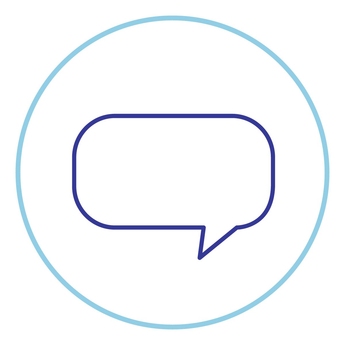 Speech bubble icon 